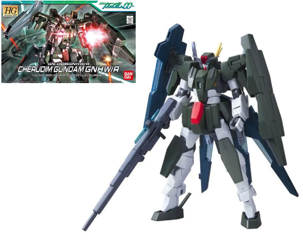 GUNDAM - HG 1/144 Cherudim Gundam GNHW/R - Model Kit 13cm